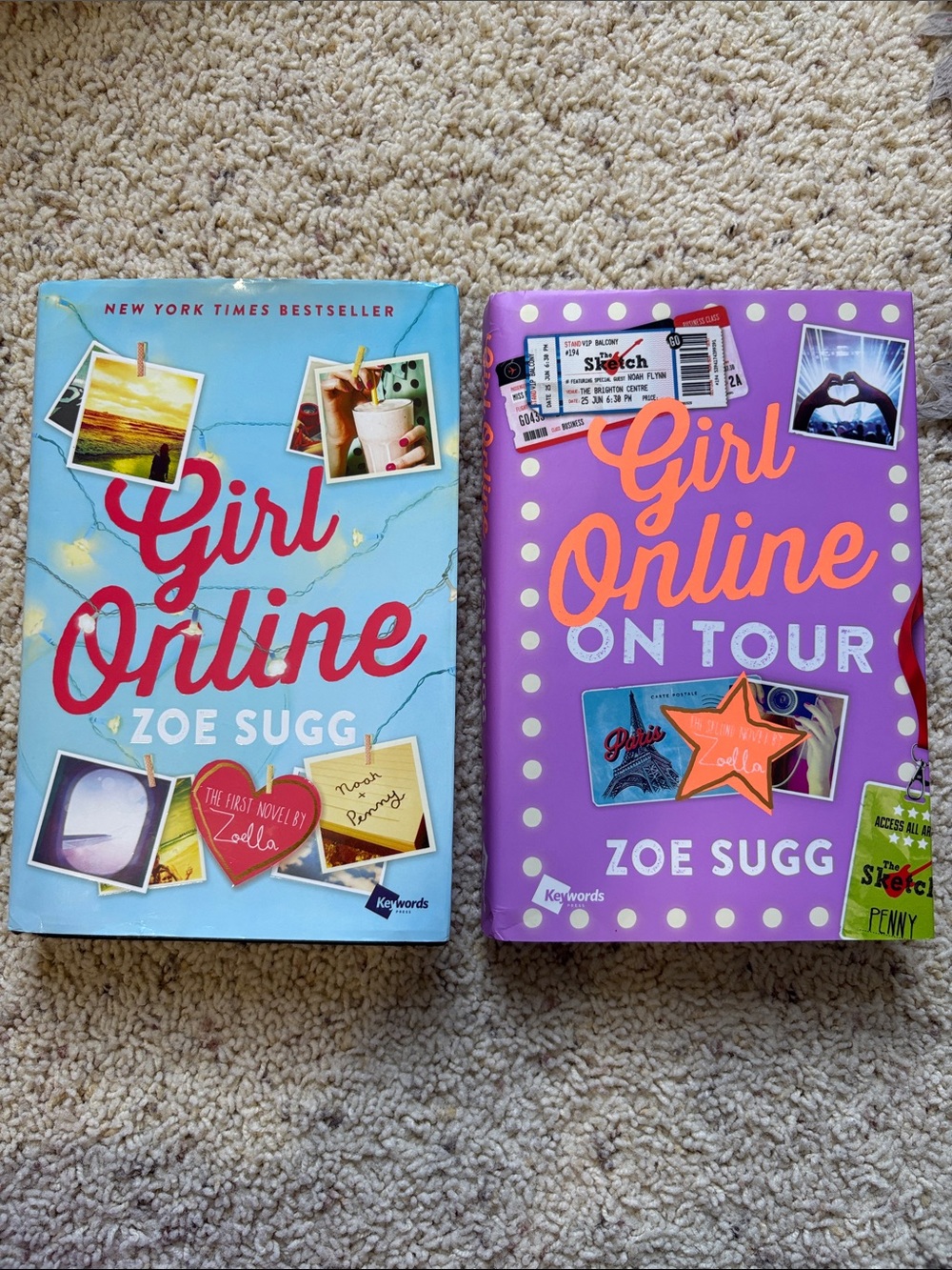 Hardback Book Set- Girl Online & Girl Online On Tour